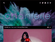 Tablet Screenshot of chantellelee.com